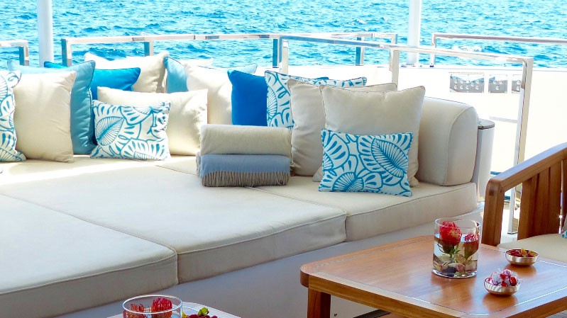 Custom boat seat cushions