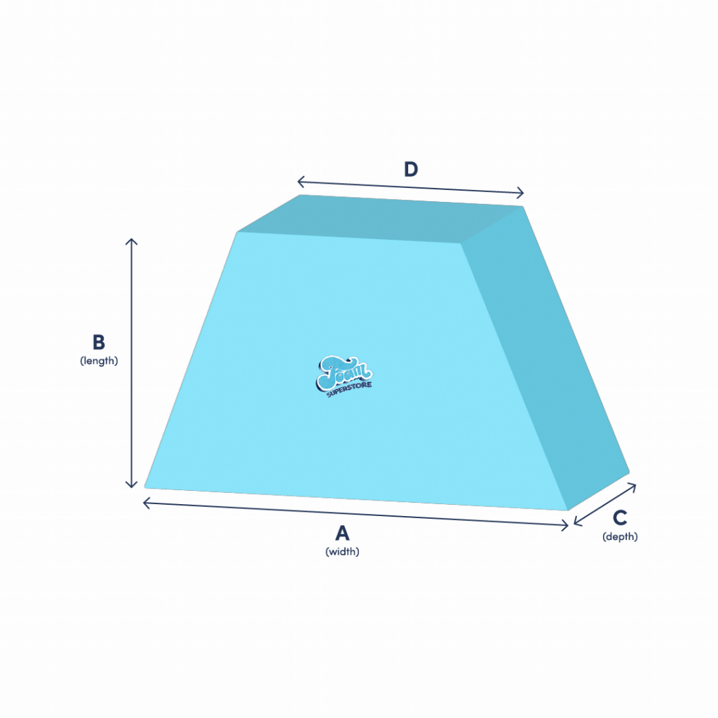 Equal Sided Tapers Cut to Size - Foam Superstore