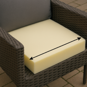 Patio Chair Cushion Foam Cut to Size